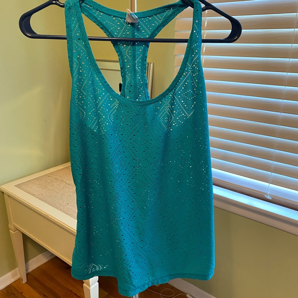 Teal Racerback Workout Tank - Picture 1 of 1